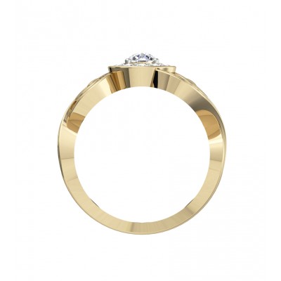 Charming diamond engagement ring